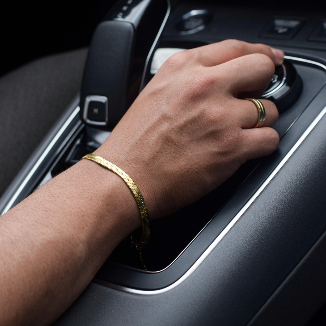 SET SNAKE GOLD (CADENA + PULSERA)