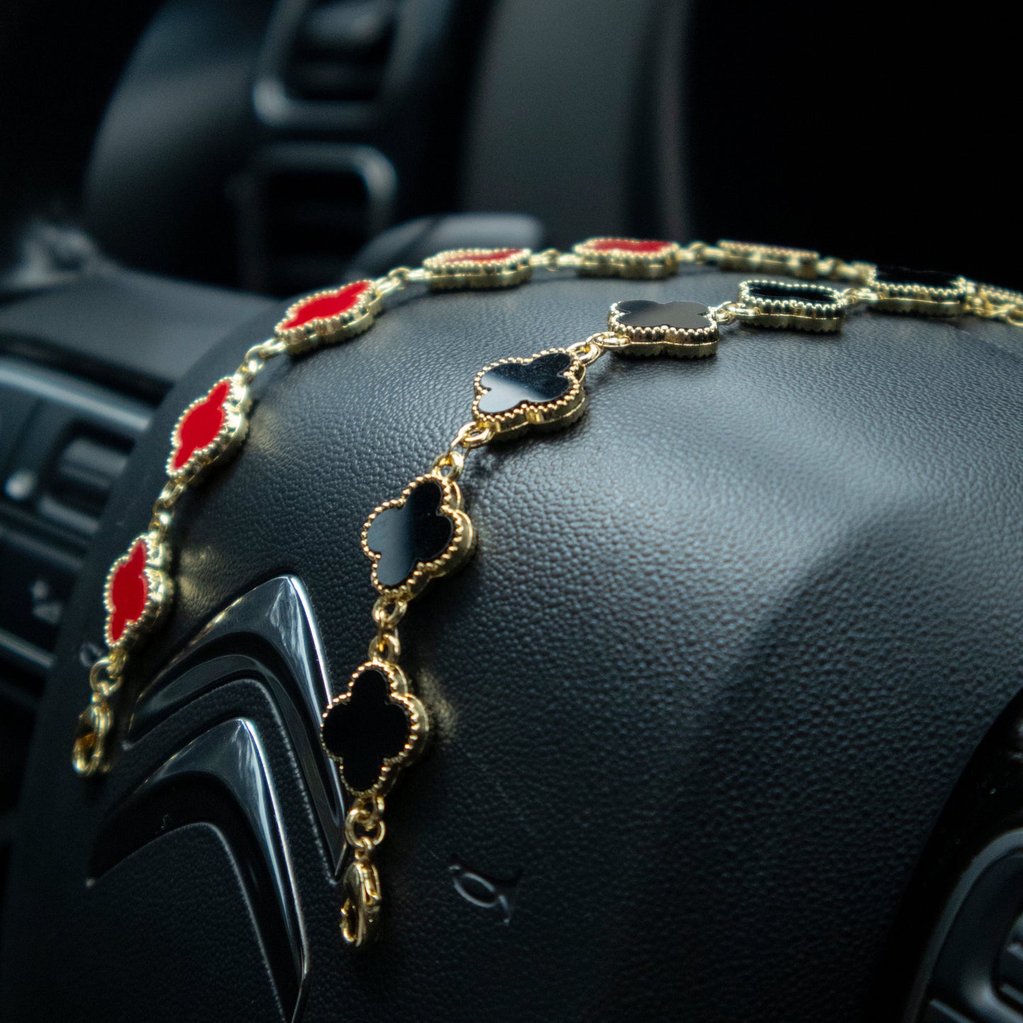 PULSERA DE LUJO TREBOL
