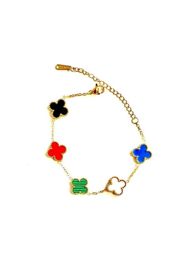 PULSERA DE LUJO TREBOL
