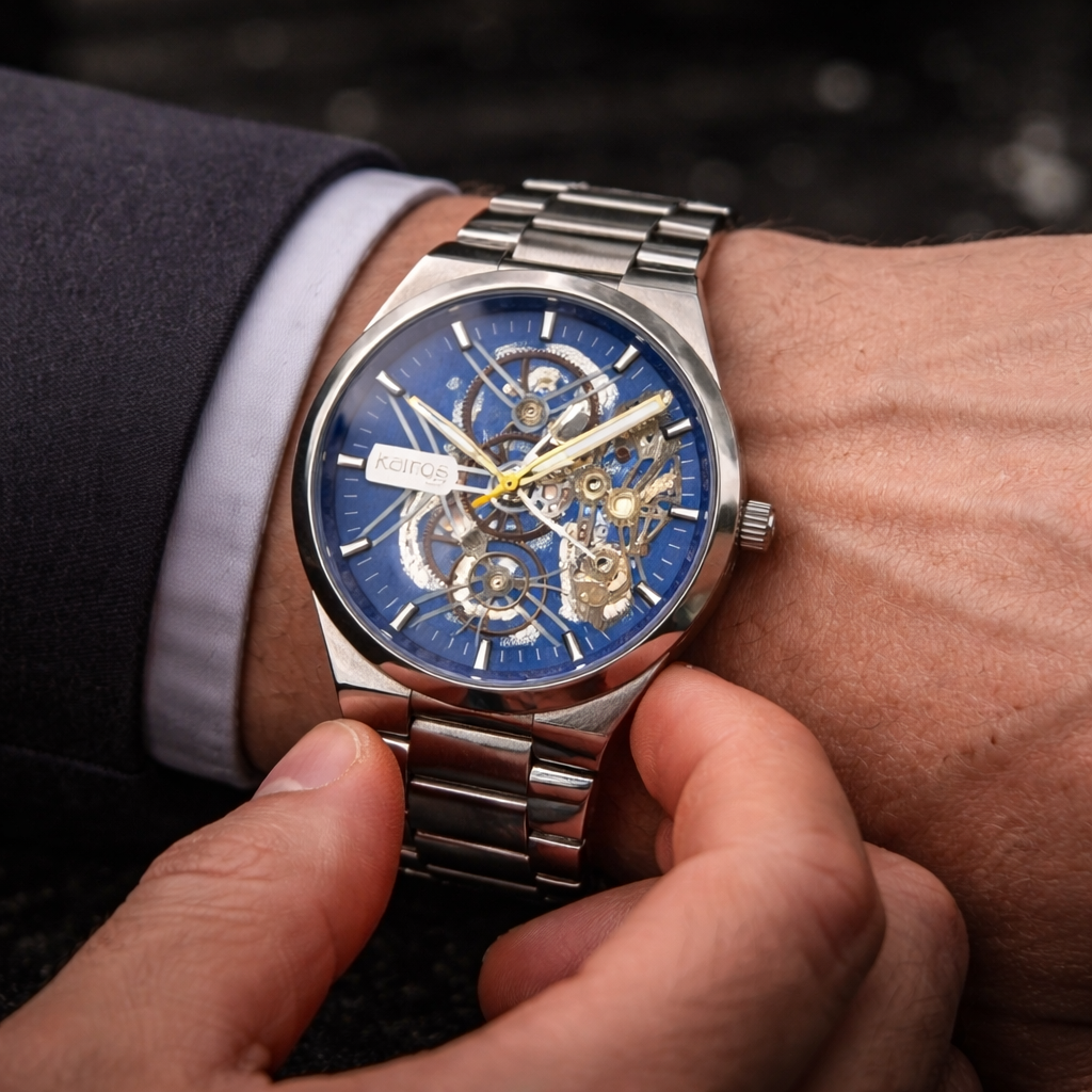 Reloj Kairos Plateado Automatic Style