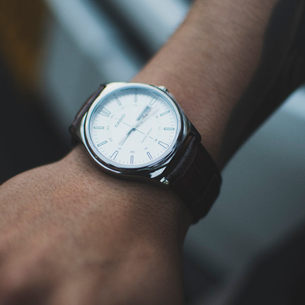 Reloj Casio Original Correa Café