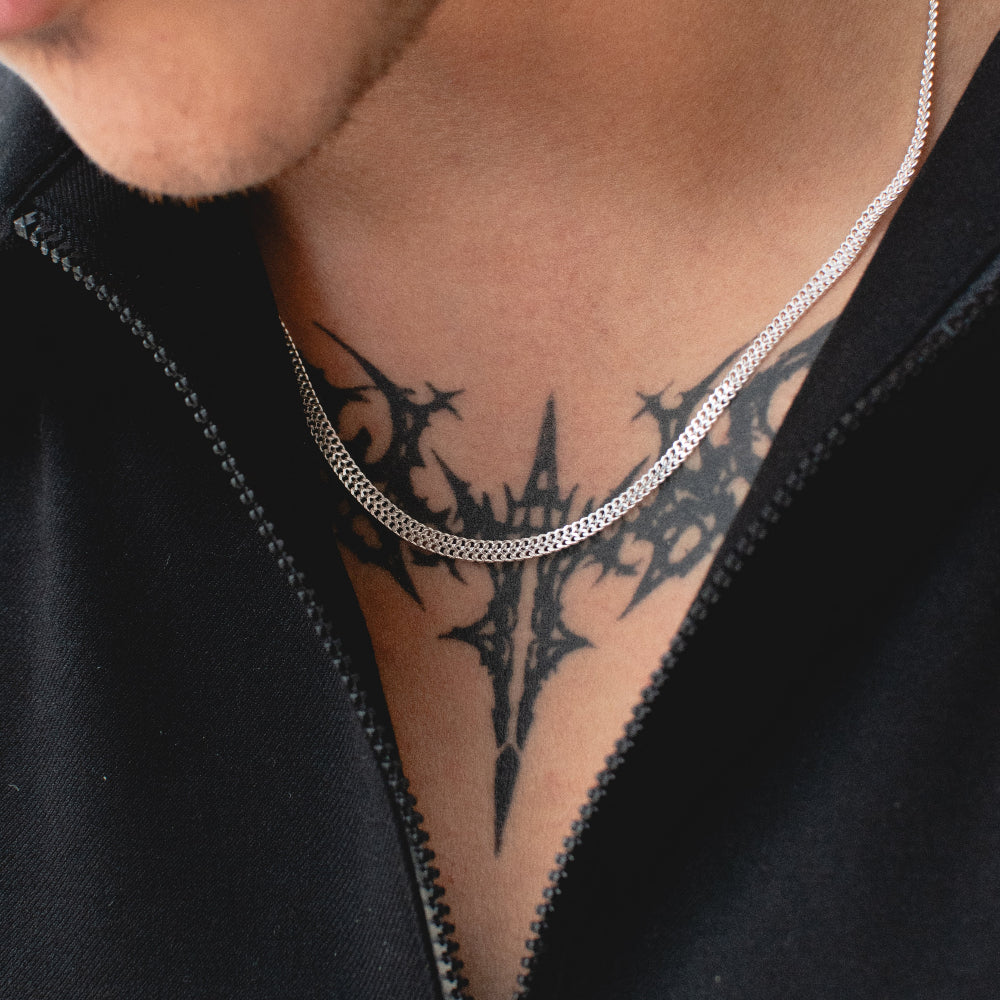 Cadena Dragon Plata Ley 925