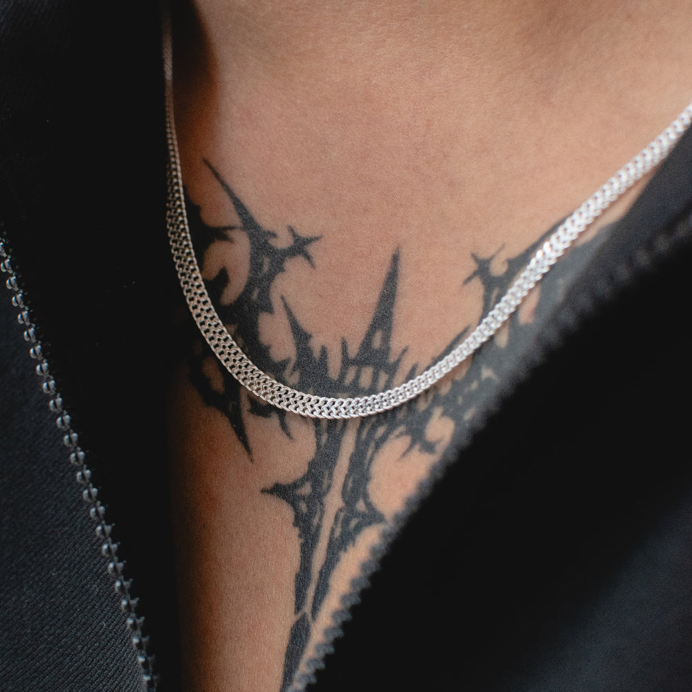 Cadena Dragon Plata Ley 925