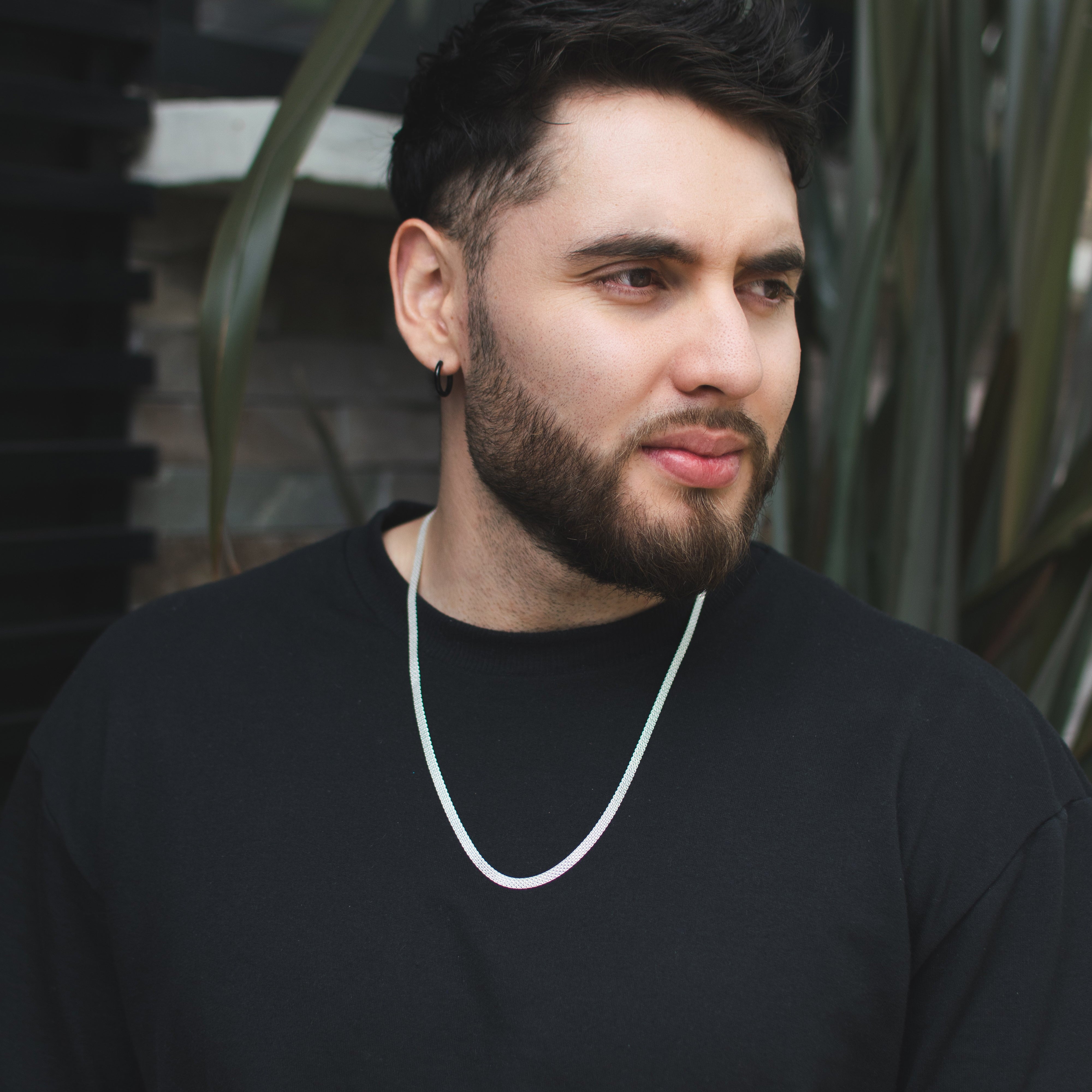 Cadena Chinesca 50cm x 4mm Plata Ley 925