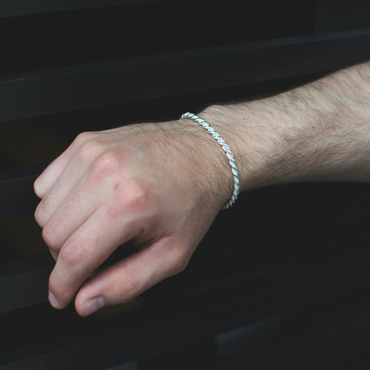 Pulsera Cordón Ley 925
