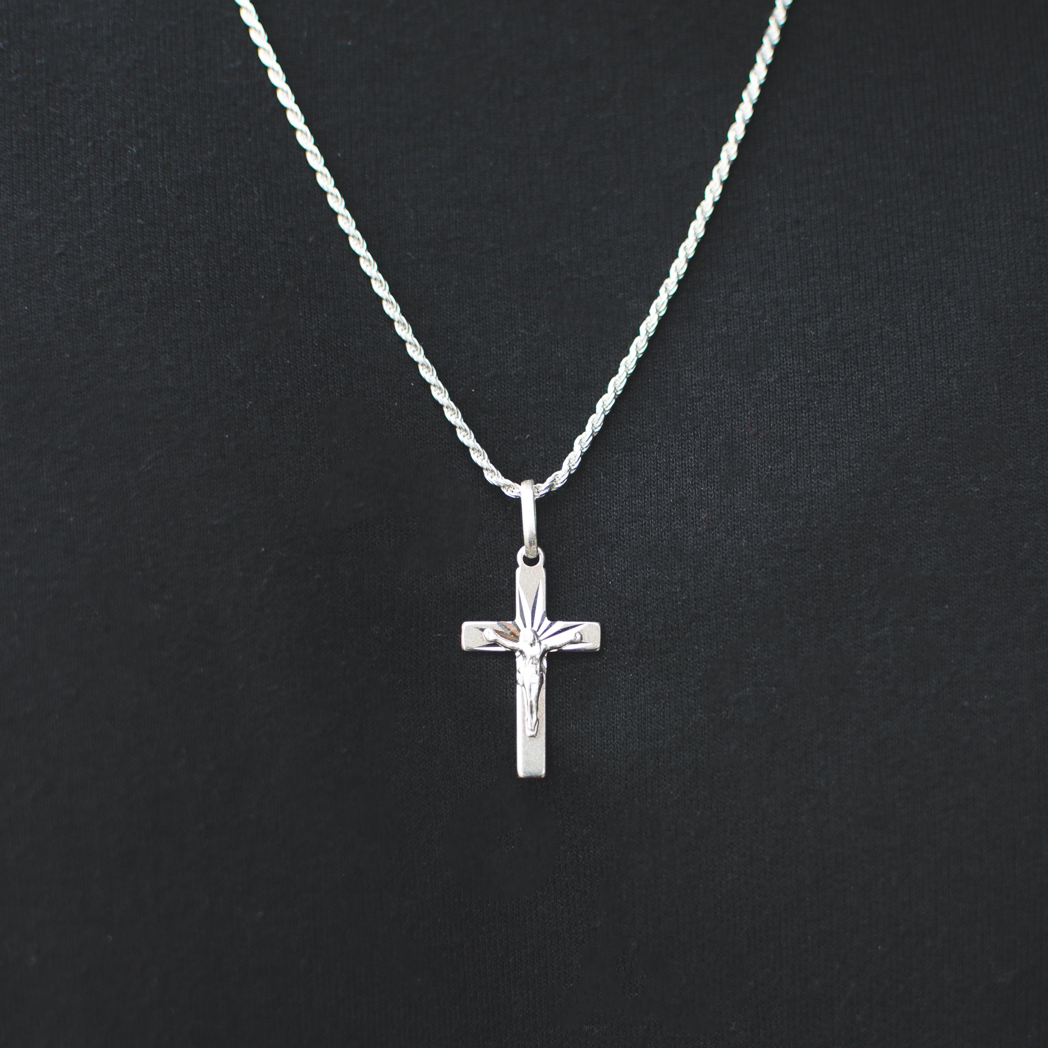 Cadena Jeshua Plata Ley 925