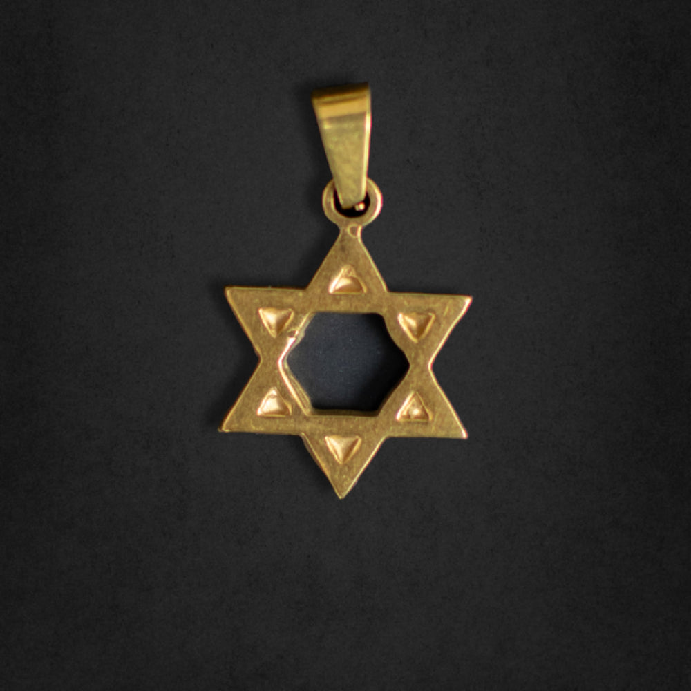 Dije Estrella David Gold