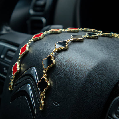 PULSERA DE LUJO TREBOL