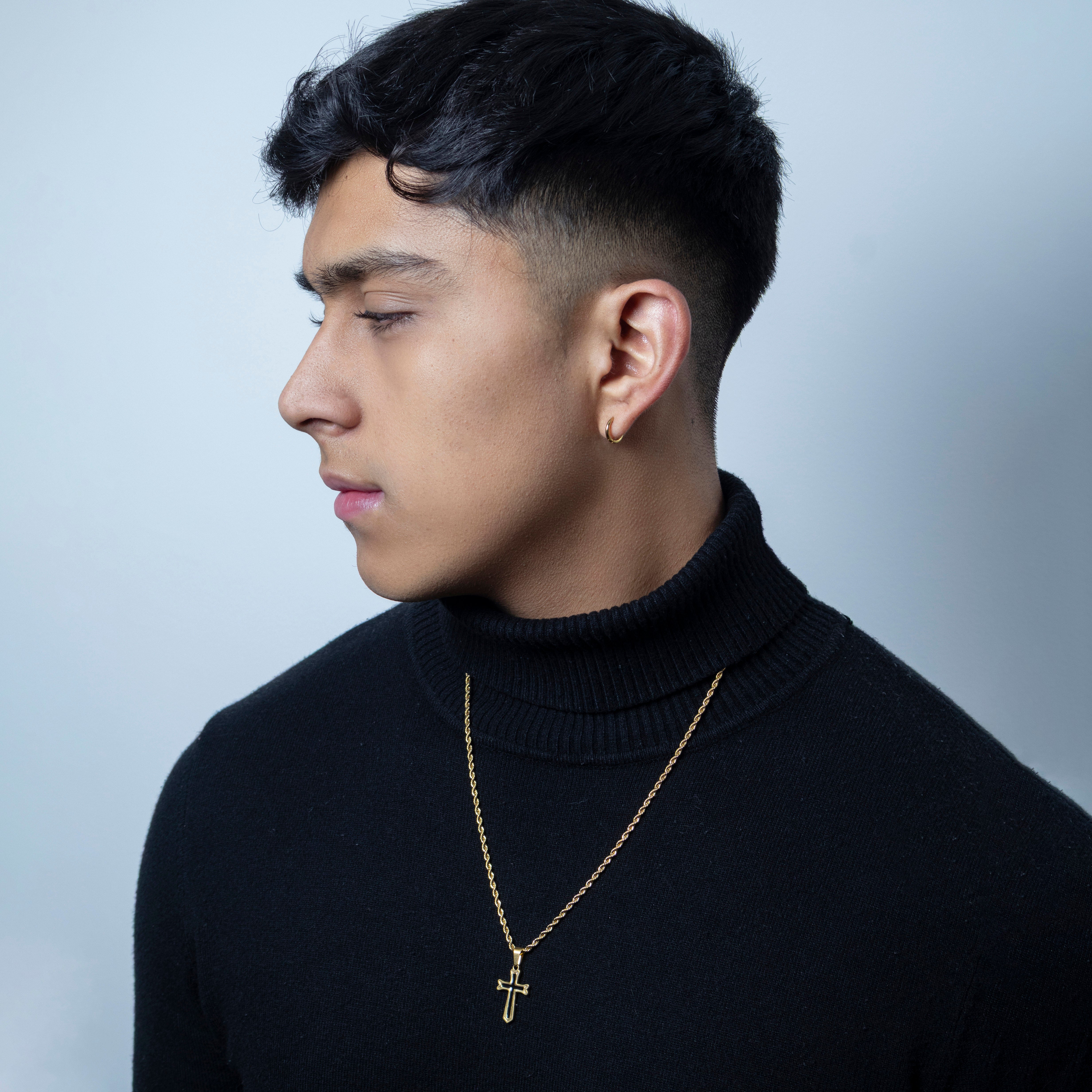 Cadena Yeshua Black GOLD