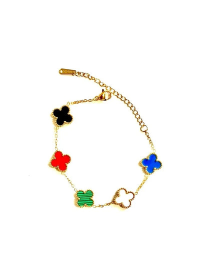 PULSERA DE LUJO TREBOL