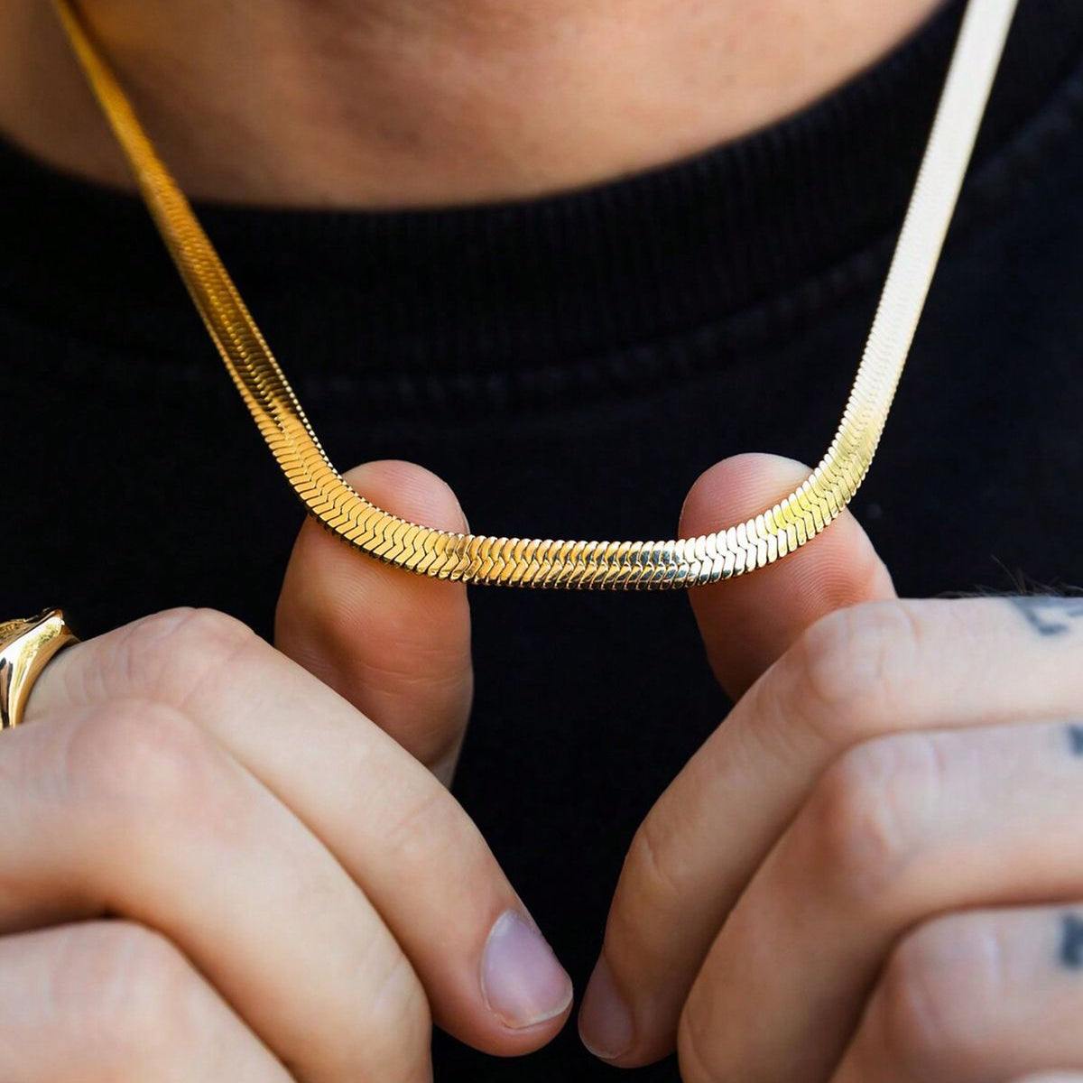 Cadena Snake Gold STRABE